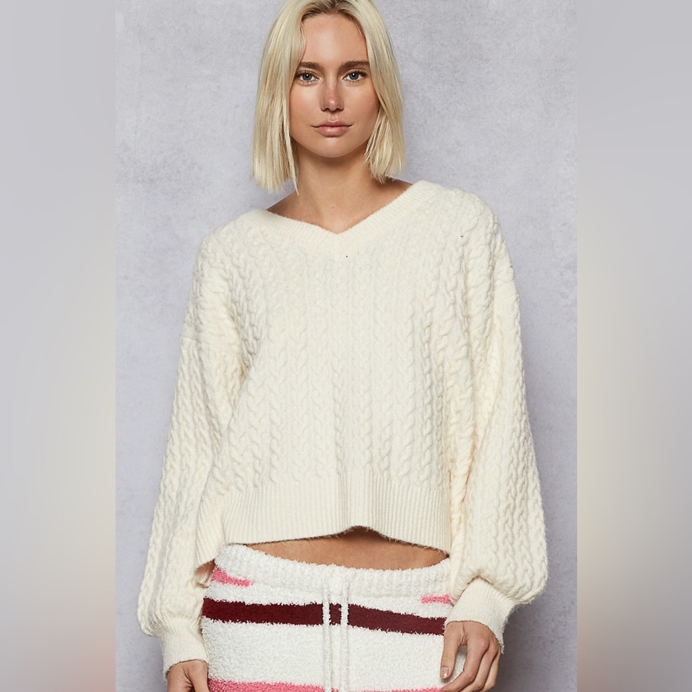 ⚡️ 📦 “ Vanilla Dream “ Knit Sweater | Ivory